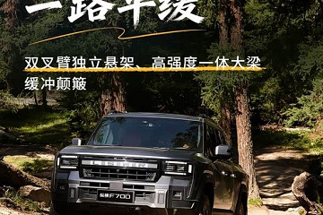 “叫板”长城炮？定位硬派越野皮卡 奇瑞纵横F700官图发布